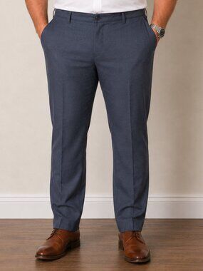 Ted Baker Men's Dress Pants 38x30 Blue Straight Fit Stretch NWT